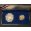 Image 2 : 1987 United States Constitution Two Coin Set - Gold $5 Coin & 90% Silver Constitution Dollar