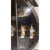 Image 3 : Fantastic & Large Japanese Carved Figural Hinged Sectional Dressing Privacy Screen - 72" x 48"