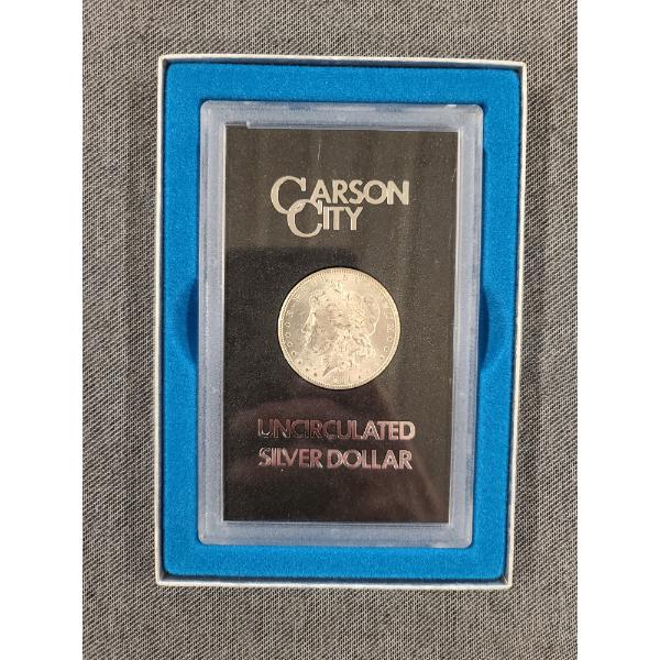 Slabbed 1884-CC Morgan Silver Dollar - Carson City Silver Dollar!