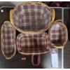 Image 2 : 5 Longaberger Baskets with Plaid Liners