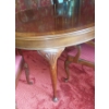 Image 6 : Extremely Fine High End Solid Wood Oval / Round Dining Room Table & 6 Chairs 84" Long W Ex Leave