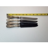 Image 4 : x4 Steiff "Rose" Sterling Silver Handle Knives TW: 273.9g