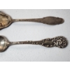 Image 2 : x2 Vintage Collectible Sterling Silver Spoons TW: 44.0g