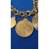 Image 9 : 14K Gold Charm Bracelet With Some 14K & 10K Gold Charms & 2 Gold Coins - TW: 57.1g 