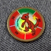 Image 2 : RARE Vintage Pokemon #05 Charmeleon Nintendo Hasbro Coin ~ HARD TO FIND LICENSED COIN!
