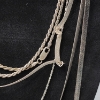Image 3 : Assortment of Sterling Silver Necklaces, Various Styles and Lengths, See Photos, TW: 66.0g