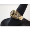Image 2 : Beautiful Vintage-Style 14K Yellow Gold Diamond Cocktail Ring - Size 7 - TW: 9.4g