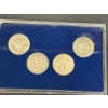 Image 2 : 90% Silver - (4) 1/2 Dollars - FV $2.00- 1966 Kennedy - 1907 Silver Barber - 1954 Silver Franklin 