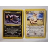 Image 1 : Houndour & Furret Non-Holo Vintage Pokemon Trading Cards