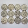 Image 1 : $3.00 Face Value of Assorted Years U.S. Washington 90% Silver Quarters
