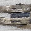 Image 4 : 
AMAZING!!! Vintage Handmade Sterling Silver Turquoise Split Shank Cuff Bracelet - 2.25"