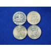 Image 5 : x4 Assorted Years Kennedy Half Dollars 40% Silver FV $2.00 and Coin Tube