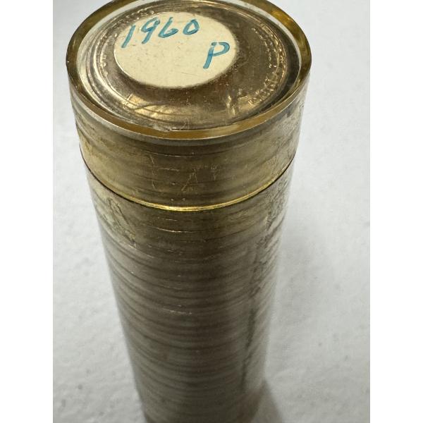 1960-P United States Jefferson Uncirculated Roll of Nickels - Incredible Roll - Mint Condition