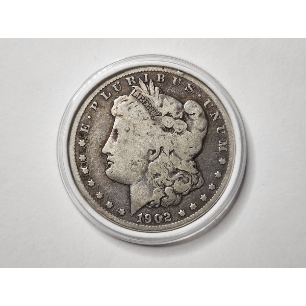 1902 UNITED STATES MORGAN SILVER DOLLAR MINTED IN NEW ORLEANS ~ 90% Silver United States Coin!