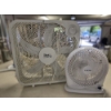 Image 1 : 2 Fans - 21" Square Box Fan - Fan Size 14" Diameter