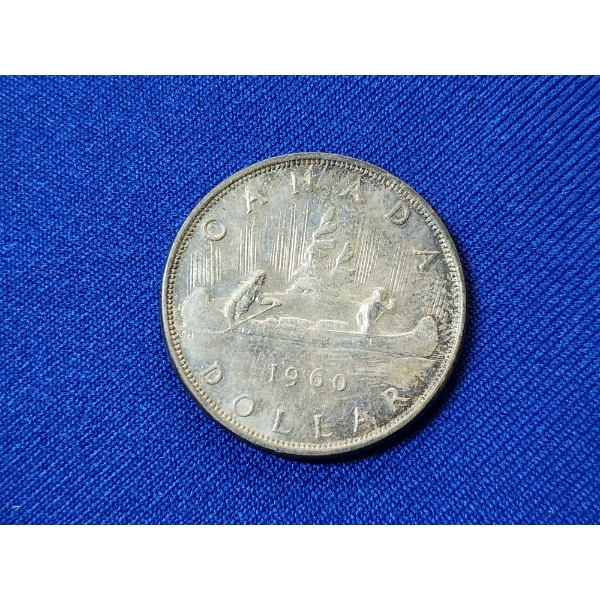 1960 Canada 80% Silver Dollar / ASW: 0.6oz