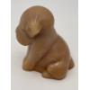 Image 4 : Adorable Degenhart Vintage Glass Dog Figurine -Peach Slag