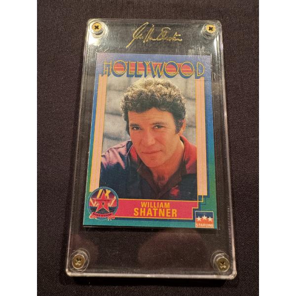 1991 William Shatner Hollywood Trading Card - Mint Condition