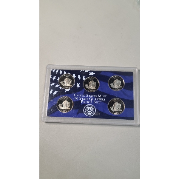 2005 United States Mint 50 State Quarters Proof Set 