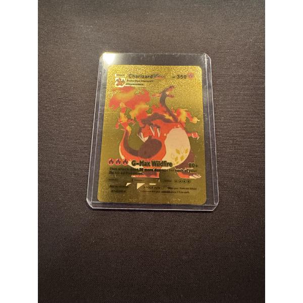 Charizard Vmax Gold Rare Pokémon Trading Card - 143/293