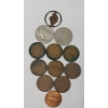 Image 7 : Assorted U.S Coins & Cut-Out Indian Head Cent - Face Value: $0.19