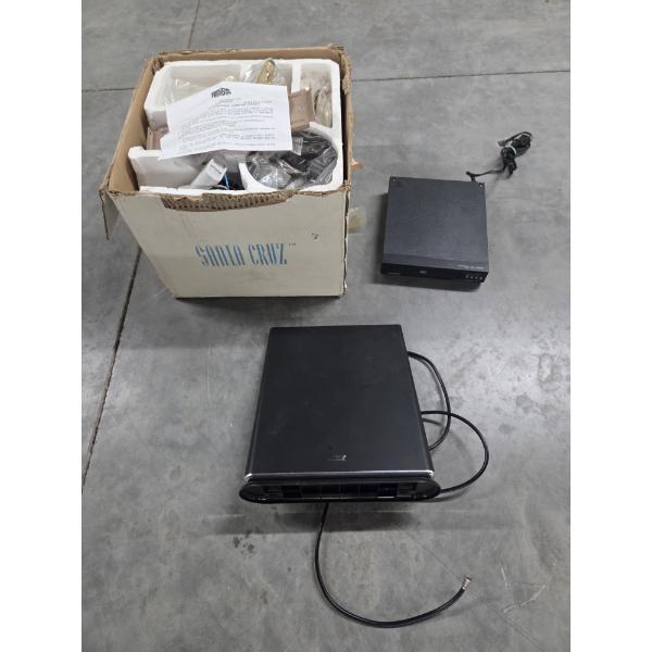  Home Items Including New Small Ceiling Fan, Terk TV Antenna & Magnavox DVD Player
