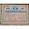 Image 4 : Lot of Four Pennsylvania Railroad Company Assorted Shares Certificates - Stamped from 1950's!
