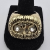 Image 1 : Vintage 1976 Pittsburgh Steelers Super Bowl Championship Franco Harris Ring - Size 11 - Replica