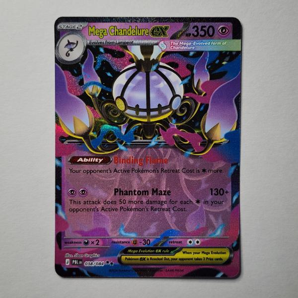 Mega Chandelure EX 038/084 Holo Rare Near Mint Pokemon Trading Card