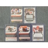 Image 5 : Lot of Five Panini Cleveland Browns NUMBERED /249 Orange Foil Trading Cards 