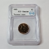 Image 1 : ICG Genuine United States 1883 Gold-Plated "Racketeer" Liberty Head "V" Nickel 