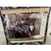 Image 3 : Beautiful Virah Bella Nine Patch Star Full/Queen Size Quilt Set - Brand New