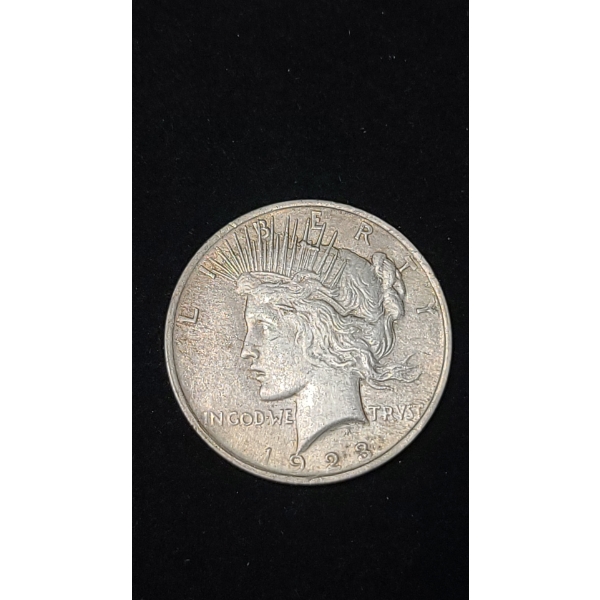 1923 90% Silver Peace Dollar 