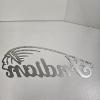 Image 4 : Vintage 20" Indian Motorcycle Script Headdress Metal Wall Art Sign