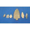Image 5 : (6) Assorted Sized Arrowheads 