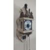 Image 3 : Superb Made In Holland Delft Style Cuckoo Clock In Excellent Condition