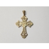 Image 2 : Stunning 14K Gold Detail Cross Pendant TW: 1.6g