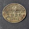 Image 1 : VINTAGE 1936 OHIO STATE CHAUFFEUR BADGE - SEE PICS