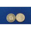 Image 1 : Silver 1946 Canadian 10 Cent & 1882 Swiss 5 Rappen Coin (Non-Silver)
