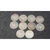 Image 2 : Assorted Years Barber/Washington Head 90% Silver Quarters- Face Value: $1.50 