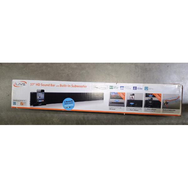 Brand New! Live 37'' Sound Bar With Subwoofer No Shipping Available
