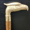 Image 3 : Very Nice Vintage Style Walking Cane Featuring Brass Eagle Head Handle ~ Measures About 34 Inches 