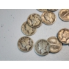 Image 2 : x20 Assorted Years 90% Silver Mercury Dimes FV: $2.00