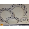 Image 2 : Brand New In Box! Two 16 Piece Blue Floral Design  Todays Home Dinnerware Sets 