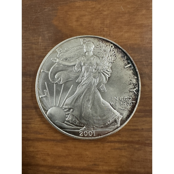 2001 American Silver Eagle - 1 Troy oz .999 Silver