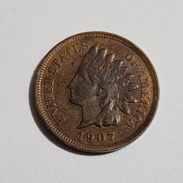 Excellent United States 1907 Indian Head Penny