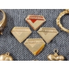 Image 2 : 10K Gold Jewelry Lot Including Ring, Pendant, Pins (No Posts) & More - Weighs 24 Grams Total