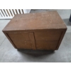 Image 3 : Vintage Handmade Solid Wood 36''x24''x24'' Trunk On Wheels -No Shipping Available