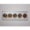 Image 1 : Five Assorted Gold Plated United States 2002 States Quarters in Nice Acrylic Display