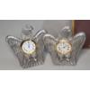 Image 7 : Eagle Decorative WF George Porcelain Plate, Pewter Spoontiques Mini Clocks & CRES Musical Snow Globe